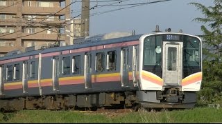 E129系新潟A12+A10+A5編成　信越本線上り446M