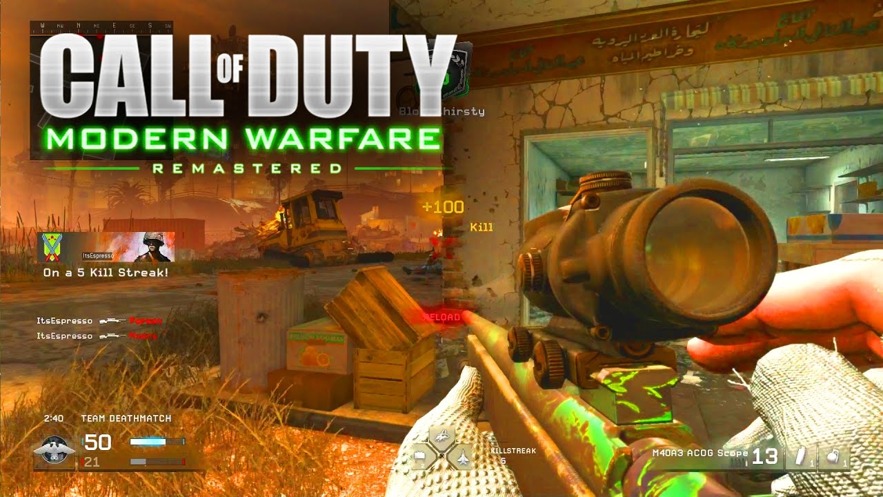 GET MORE ONE SHOT KILLS IN MODERN WARFARE REMASTERED! - Sniper Tip for ...