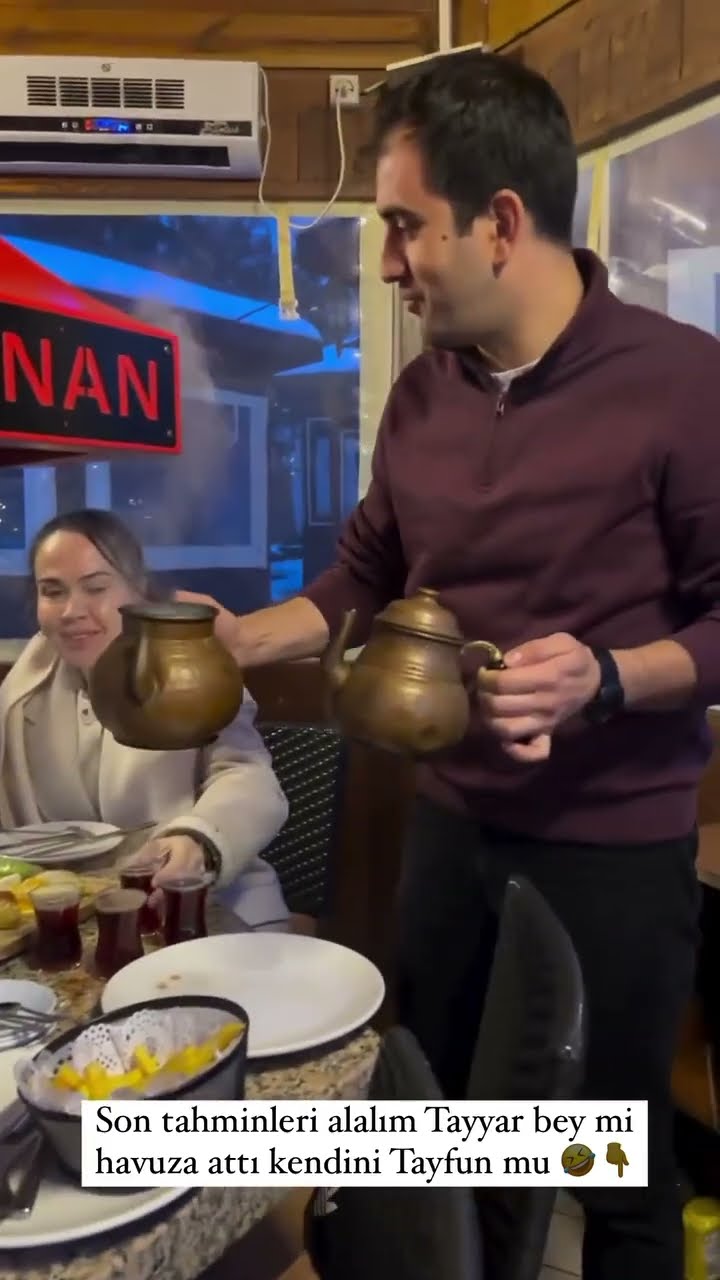 Son tahminleri alalım Tayyar bey mi havuza attı kendini Tayfun mu??