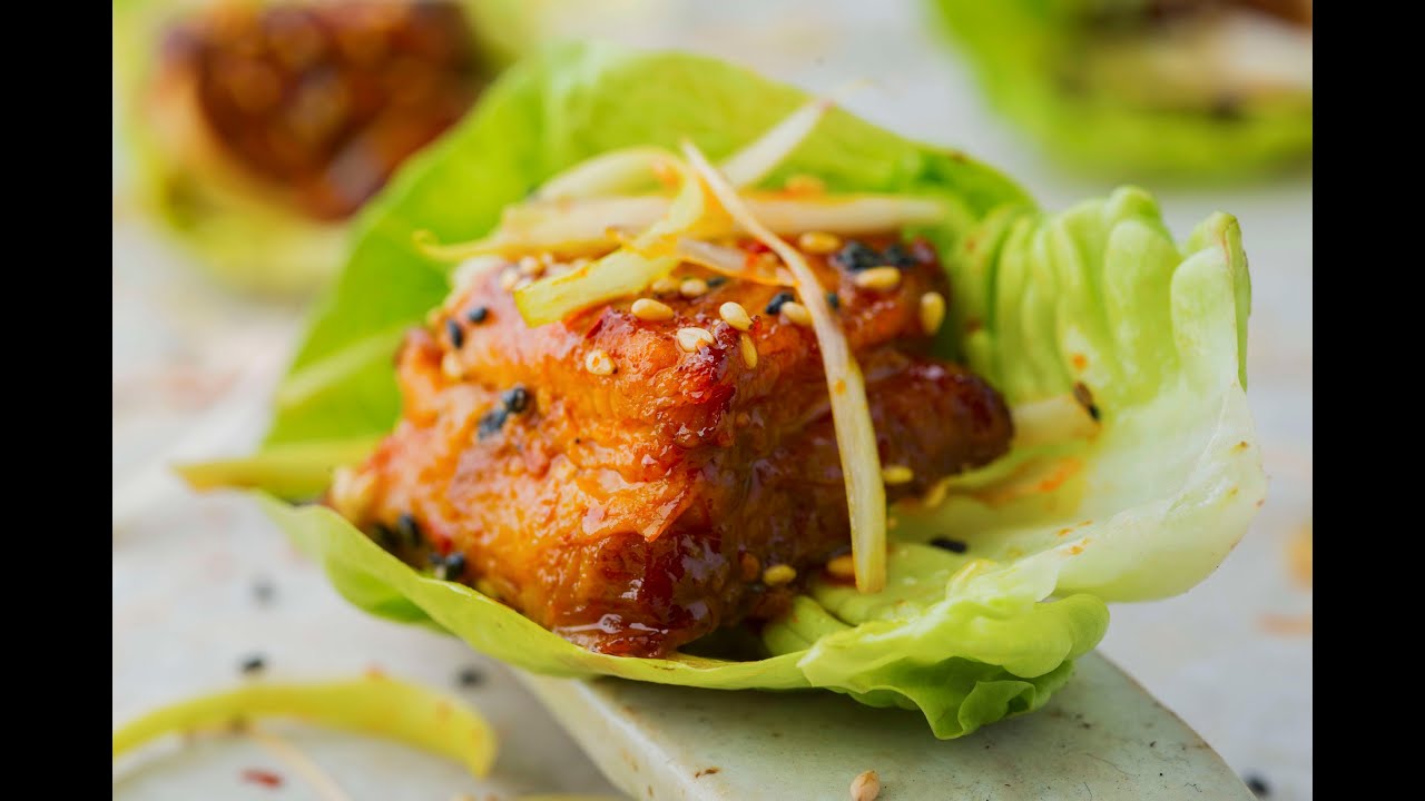 Gochujang Glazed Pork Belly SSam YouTube