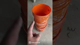 How To Prevent Buckets Sticking Together #tipsandtricks #drywall #diy