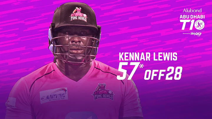 Kennar Lewis I 57* off 28 balls I Day 1 I Pune Dev...