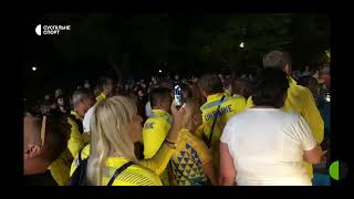 Anthem of Ukraine (2022 European Athletics Championships, high jump, Yaroslava Mahuchikh)