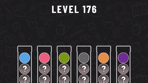 Ball Sort Puzzle Level 176 #ballsortpuzzle #ballsortpuzzlegameplay #puzzlegame #mobilegames