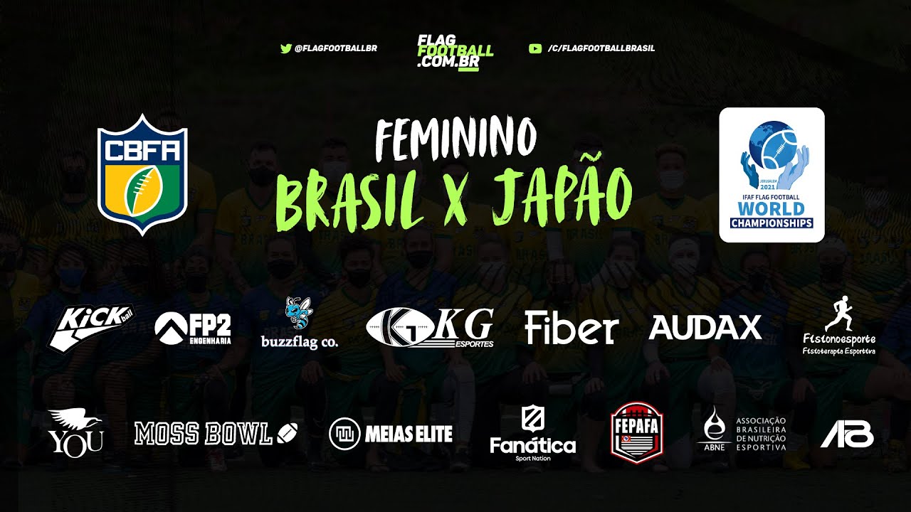 BRASIL VS JAPÃO FEMININO | Mundial de Flag Football, Jerusalém 2021