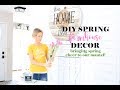 DIY Spring Farmhouse Decor- Spring Farmhouse Mantel