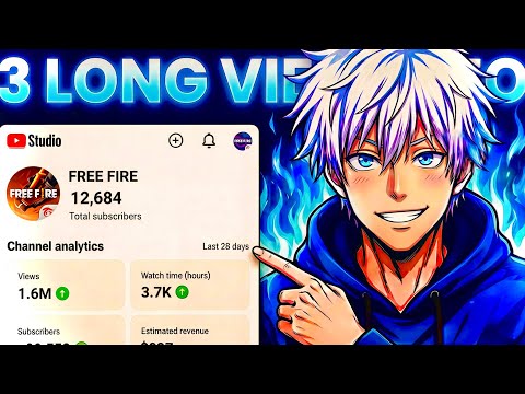 3 Long Video Challenge (FREE FIRE🔥)