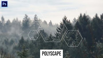 Photoshop Tutorial | Polyscape Wallpaper for beginners | פוטושופ למתחילים