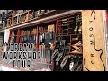 A Guitar Builder's Epic Tools and Workshop Tour.