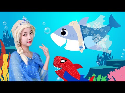 baby <strong>shark</strong> <strong>heroes</strong> &amp;amp; Princess Nusery Rhymes for kids 아기상어송 슈퍼히어로&amp;amp;공주