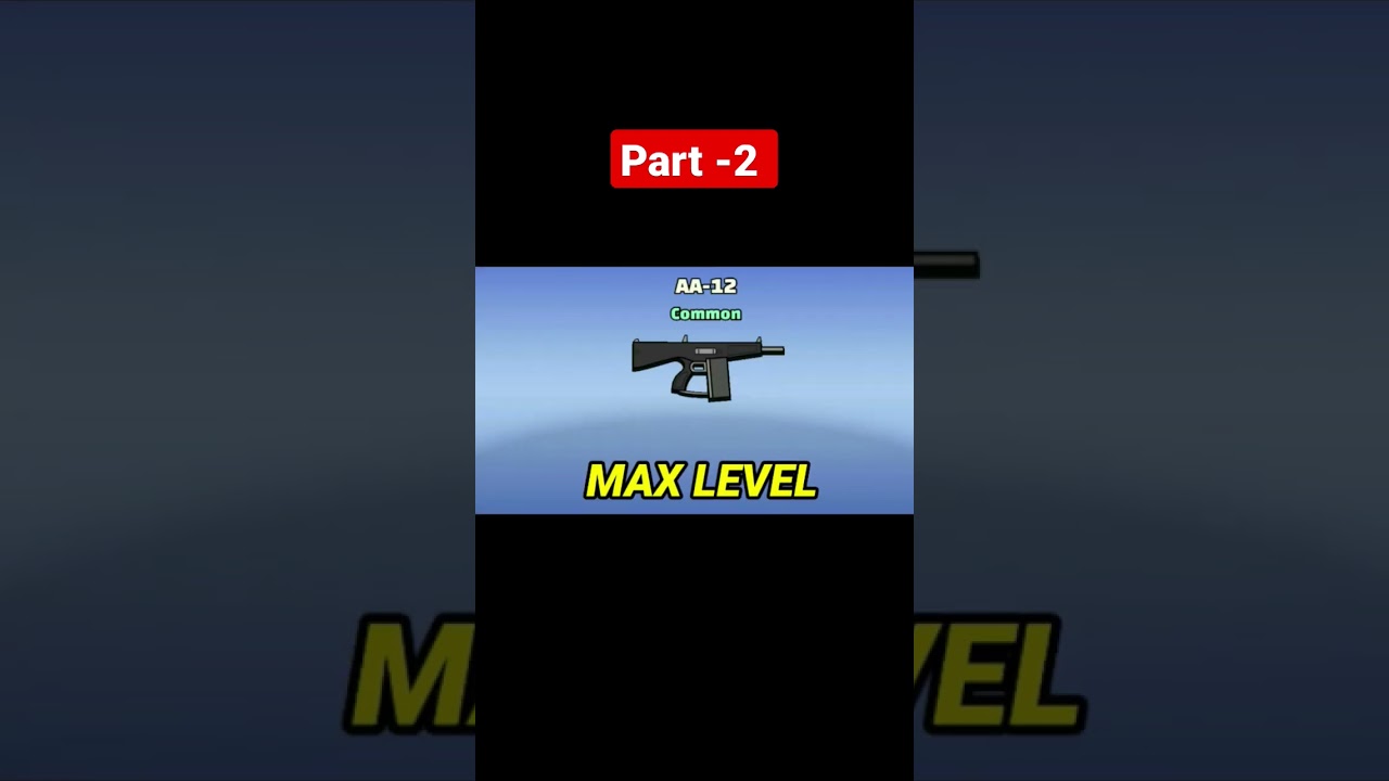 AA-12 Shotgun low level vs max level 🤣