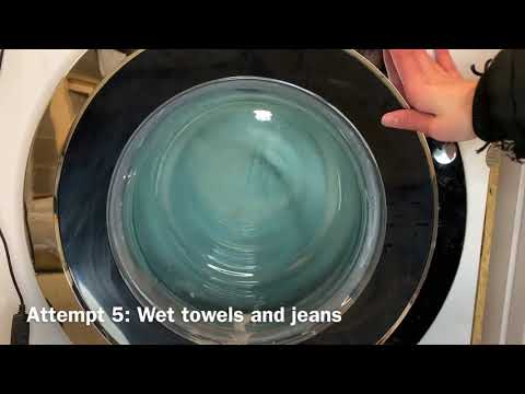 Beko WB963446W Suspension Test Open Door Spin