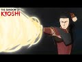 Rangi bends white flame animated  the shadow of kyoshi