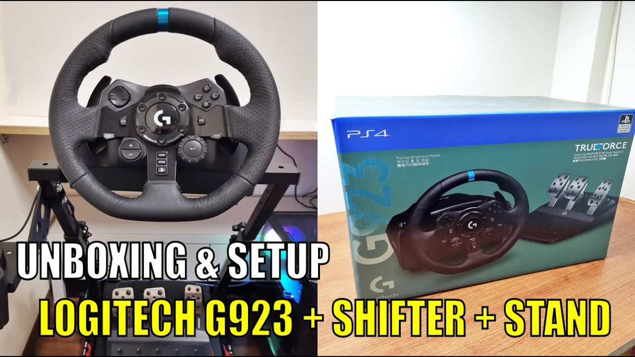 Unboxing & Test Drive of LOGITECH G923 RACING WHEEL & SHIFTER in