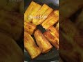 Fried ripe plantain shorts food foodblogger