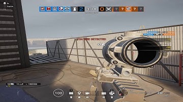 Rainbow Six Siege lucky spawnpeek on kanal