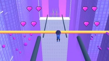 Best Roof Rails Gameplay Walkthrough All Levels 21-25 Pro Mod Apk Android iOS Game Voodoo