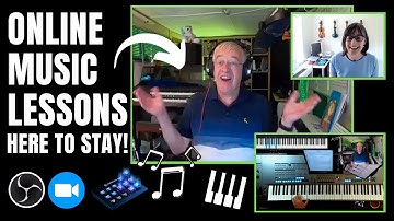 Online Music Lessons - Here to Stay? Teach Piano or Keyboard with Zoom