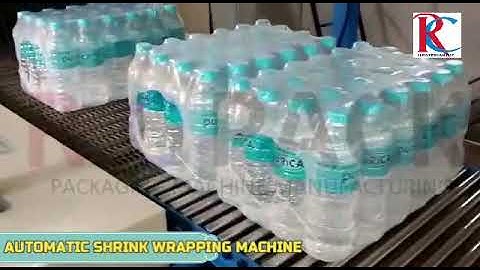 Double Line Shrink Wrapping Machine | Water Packaging Machine | R C PACK