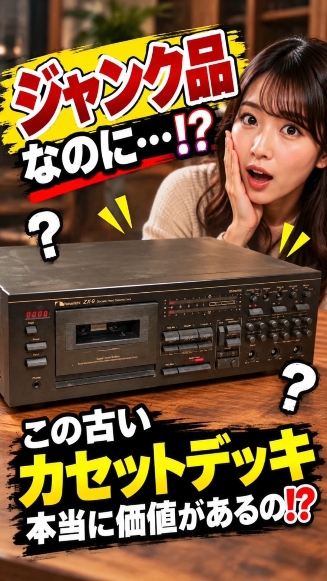 ジャンク品が185,900円で落札！？ナカミチZX-9に入札130件！#ジャンク