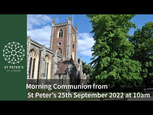 10am Sunday Communion Service from St Peter's
