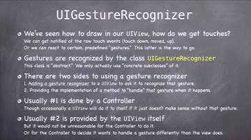 Stanford University Developing iOS 7 Apps: Lecture 7 - Views and Gestures