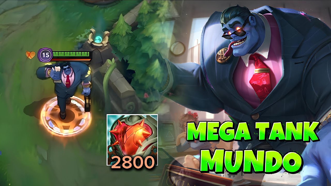 I MADE 2800 HEARTSTEEL WITH MUNDO and Become INSANELY TANK! | Wild Rift