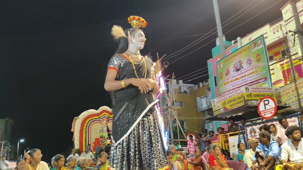 🙋👉🌿 குறத்தி வேடத்தில்  👉 நாடக கலைஞர் 🌹 முசரவாக்கம் 🔥🥰 M. விஜயன்...🙏👉குறவஞ்சி நாடகம்...💞💞💞17🔥06🔥2025🔥