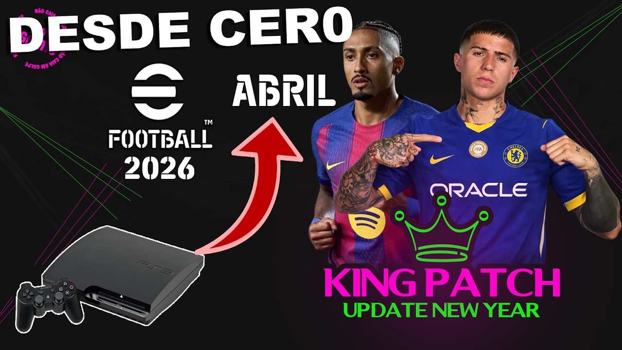 GUIA Cómo INSTALAR Desde CERO eFootball 2026 en PS3 KING PATCH PS3