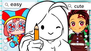 I Tried VIRAL Chibi Art Tutorials