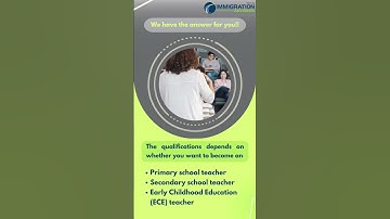 What are the qualifications required to teach in #newzealand ? #FAQ