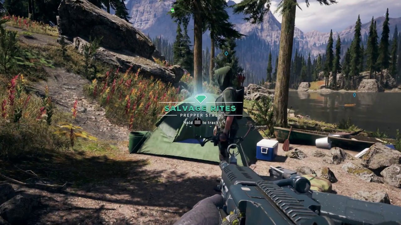 Far Cry 5 Salvage Rites (Prepper Stash) Find Key To Open The Lockbox
