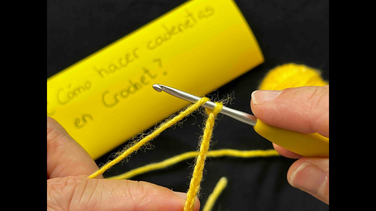 #4 Como hacer cadenetas?  | Crochet para Dummies