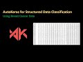 170 - AutoKeras for structured data classification using the Wisconsin breast cancer data set