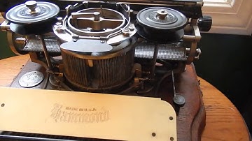 1890s/1900s Hammond No. 2 typewriter