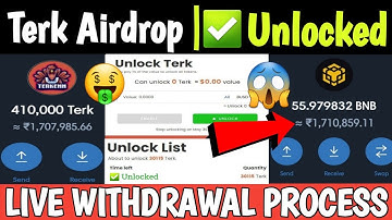 ✅Terk Token Unlock | How To Withdraw Terk Token | LIVE WITHDRAWAL | Full Withdrawal Process