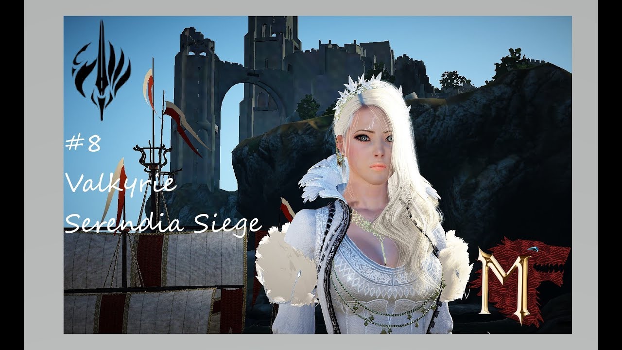 8 Valkyrie Serendia Siege [Black Desert Online] YouTube