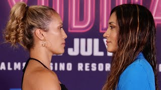 SENIESA ESTRADA VS LEONELA YUDICA • Final press conference and heated face off