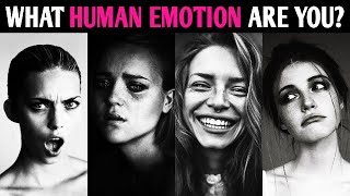 WHAT HUMAN EMOTION ARE YOU? Aesthetic Human Feeling Personality Test Quiz - 1 Million Tests