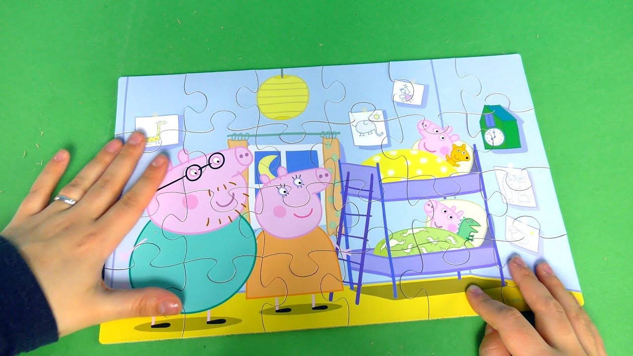 peppa pig wooden puzzle