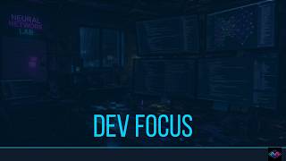 AI Development Lab 💻 Cyberpunk Lofi &amp; Keyboard Typing for Coding