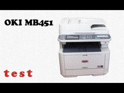 OKI MB451 test urządzenia wielofunkcyjnego 4 w 1