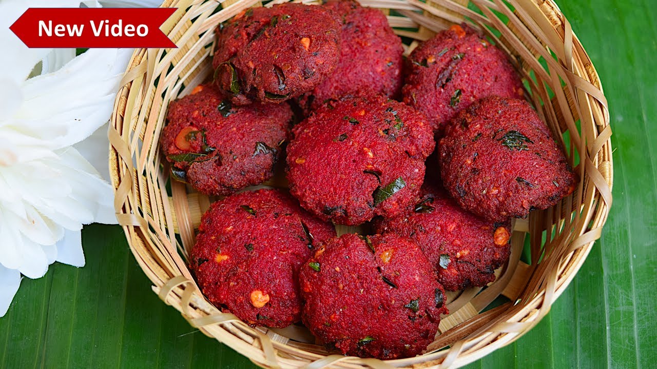 Свекла Вадай | Рецепт Вадай из свеклы на тамильском языке | Четтинад Свекла Вадай | Рецепт закуск...