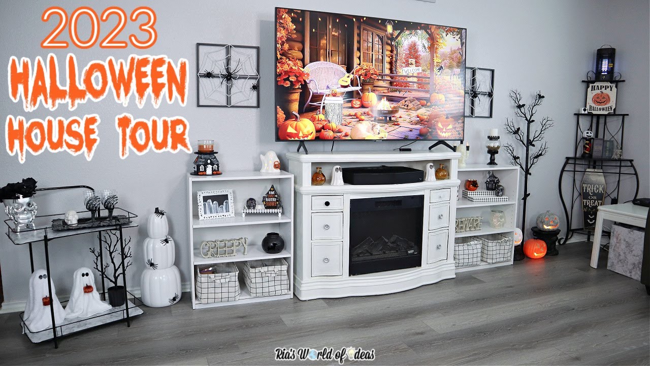 2023 Halloween House Tour // Halloween Decor // Halloween Decorating ...