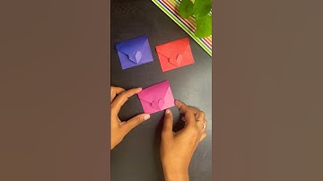 Beautiful Origami Heart Envelope For Valentine’s Day 💌 | Art beats