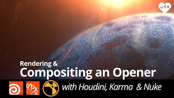 Rendering & Compositing an Opener // with Houdini, Karma & Nuke