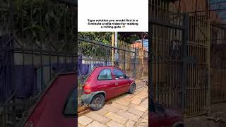 Can you use the car door?