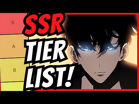 SSR TIER LIST! [Solo Leveling: Arise] BEST Hunters & Weapons!
