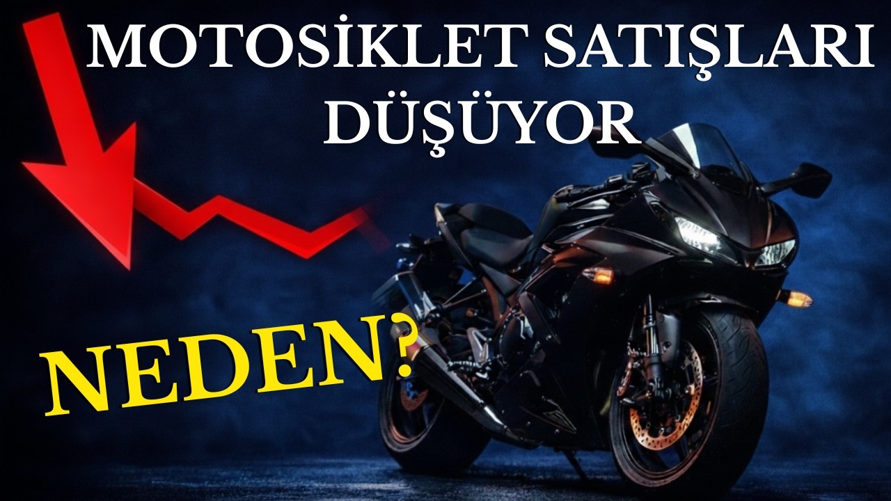 Motosiklet satışları düşüyor… ve bu tesadüf değil