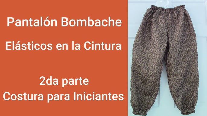 MOLDE: PANTALON BOMBACHO MUJER 1711